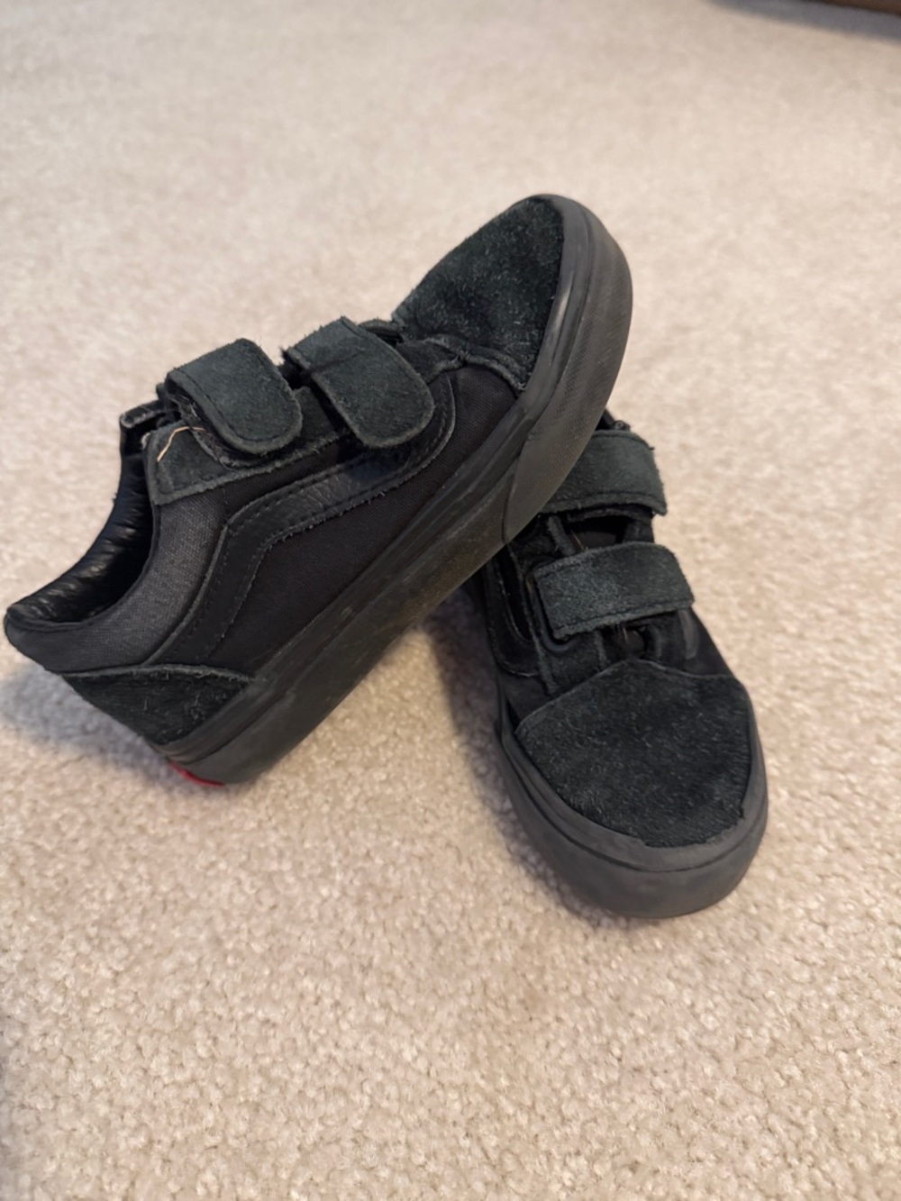 Vans Kids Black Sneakers